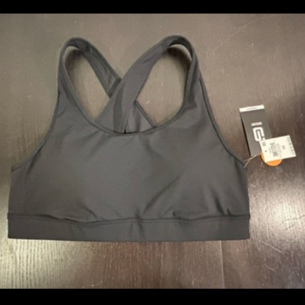 Ideology Medium Impact Sports Bra Black Size 1X - NWT